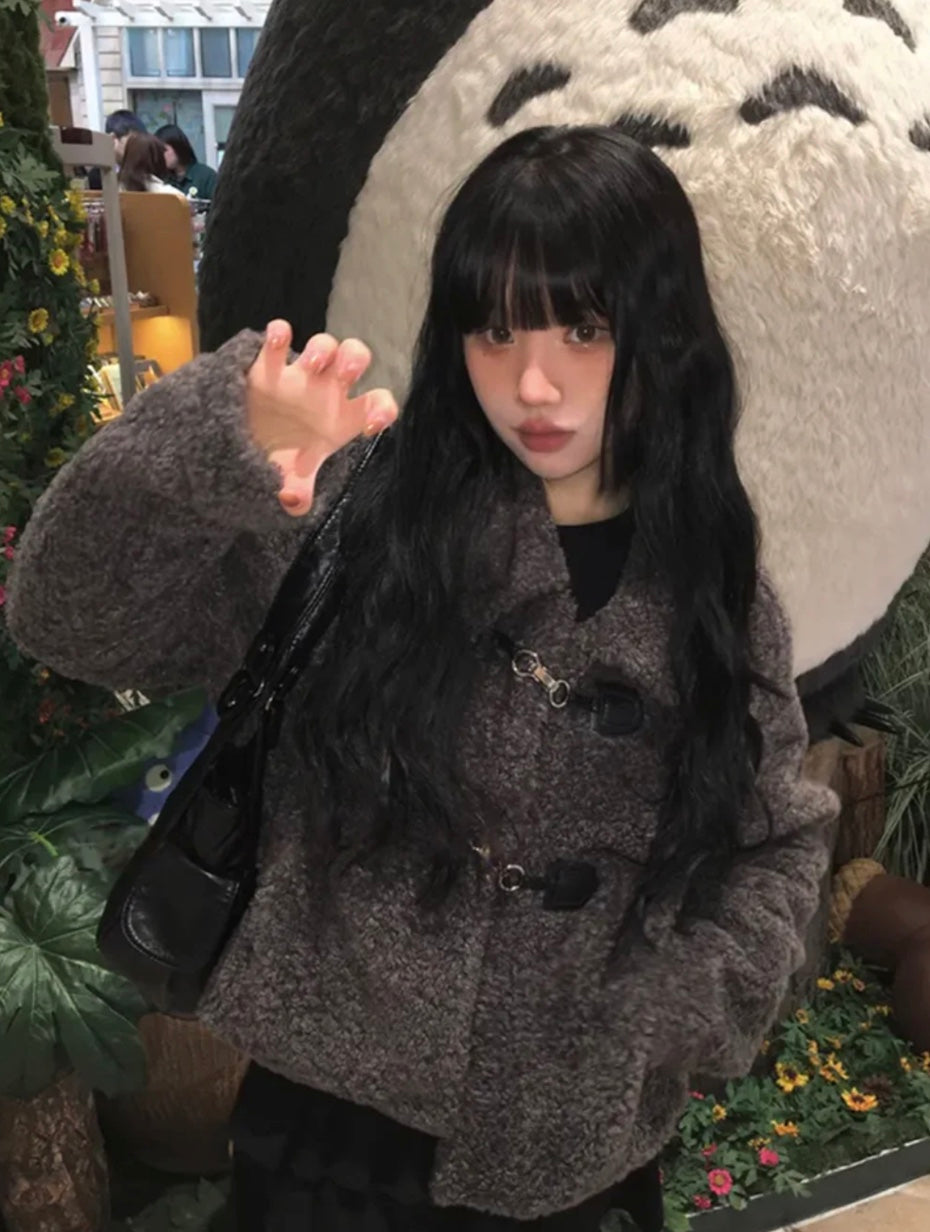 ボアバックルショートジャケット – Meari cheek