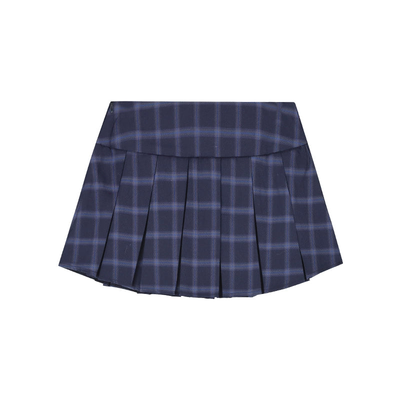 アメリカンチェックプリーツミニスカート