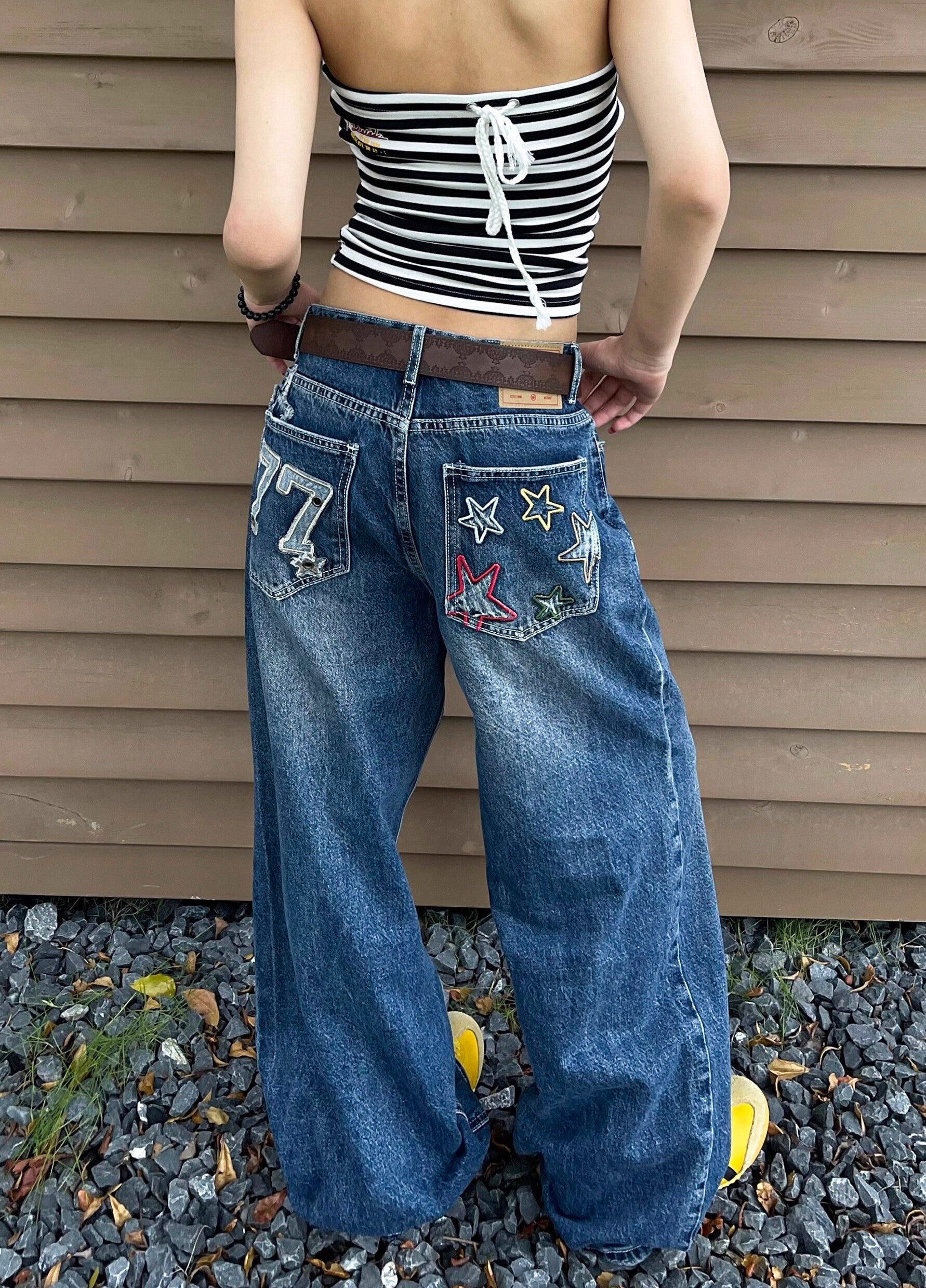 アメリカンステッチデザインデニム – Meari cheek