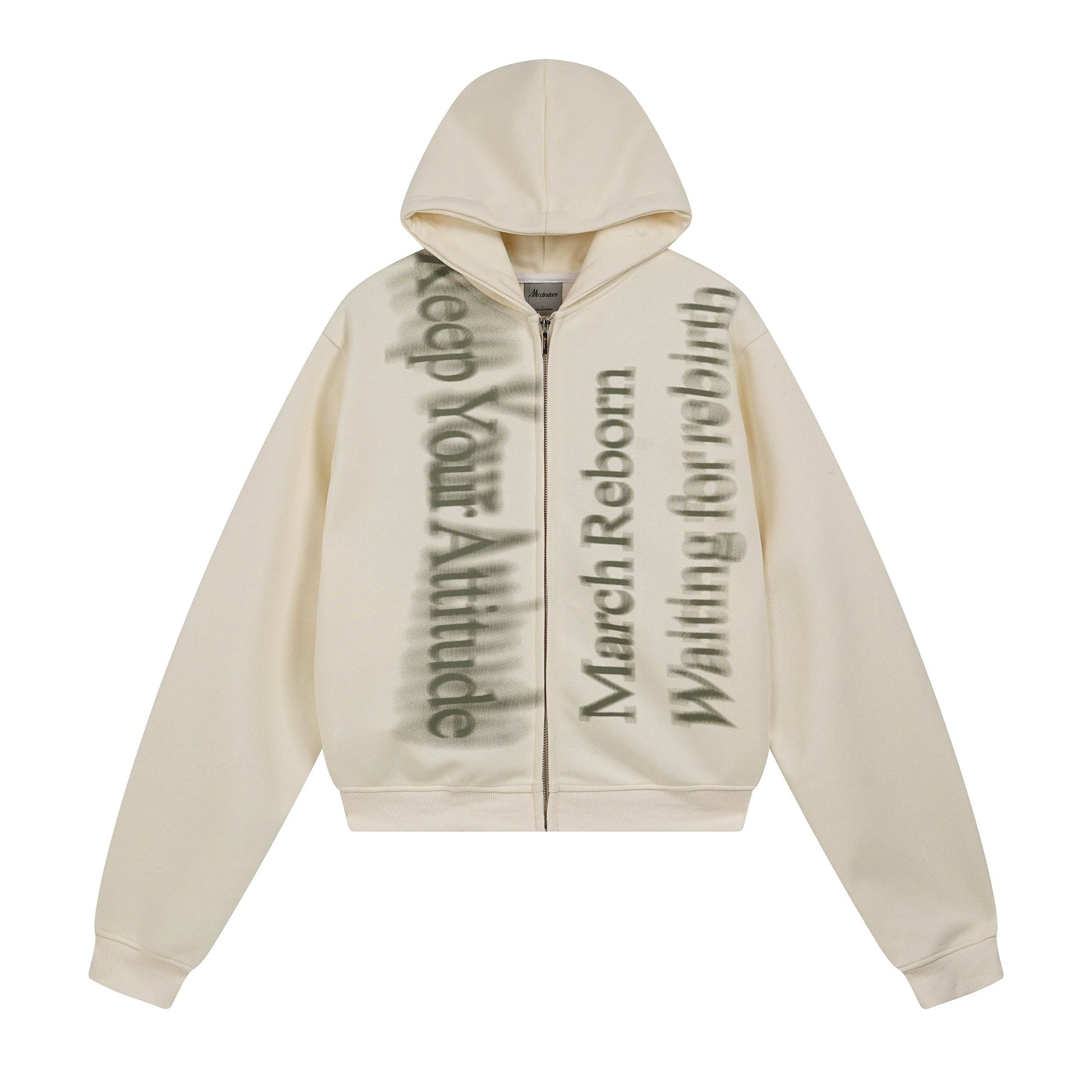 アメリカンアルファベットジップパーカー