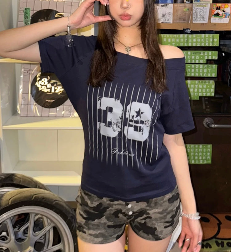 ワンショルヴィンテージナンバーTシャツ