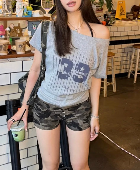 ワンショルヴィンテージナンバーTシャツ