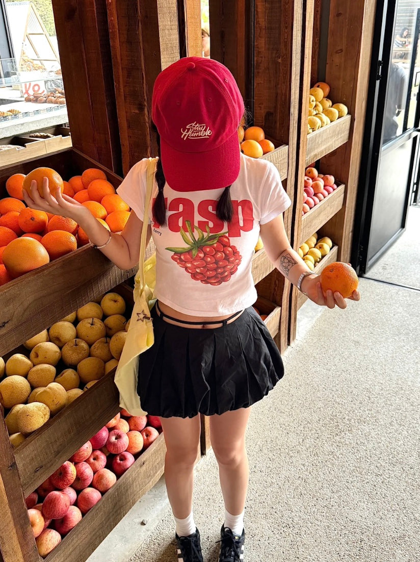 アメリカンクロップドraspTシャツ – Meari cheek