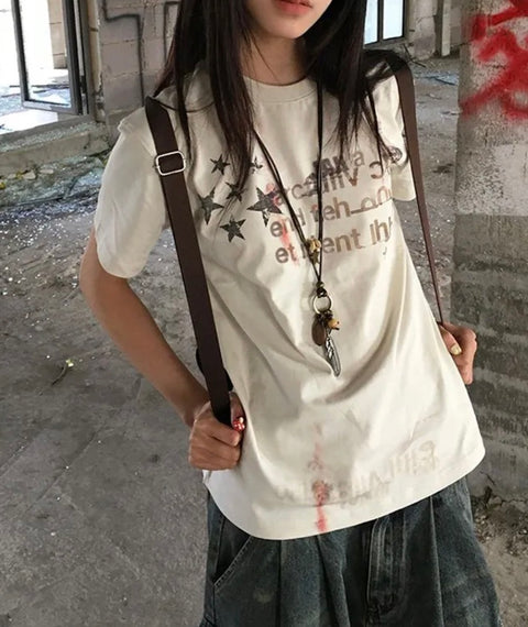 スターレターポイントヴィンテージT