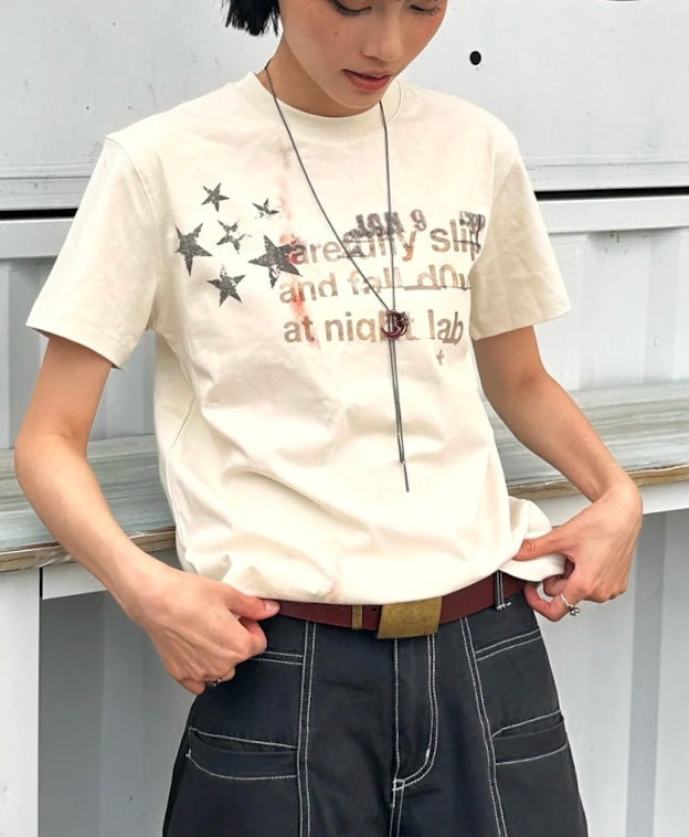 スターレターポイントヴィンテージT