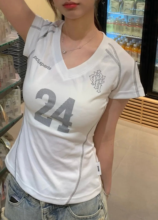アメリカン24スリムTシャツ