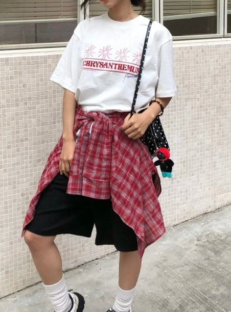 アメリカンひまわりオーバーTシャツ
