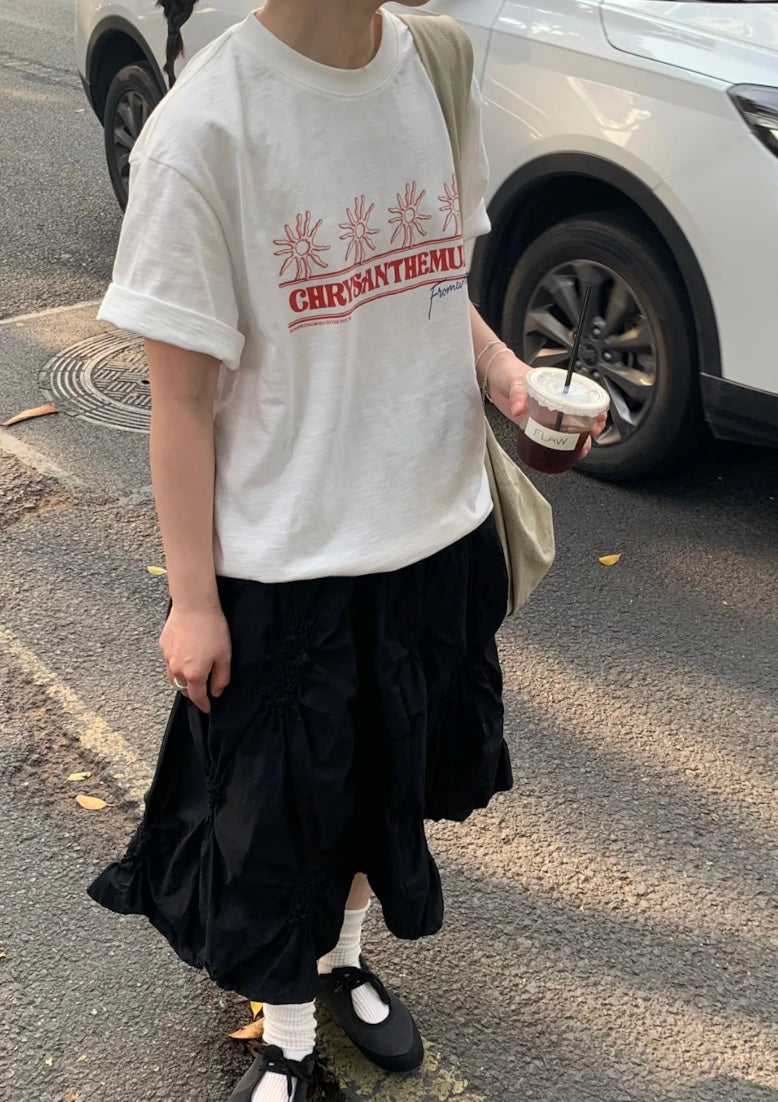 アメリカンひまわりオーバーTシャツ
