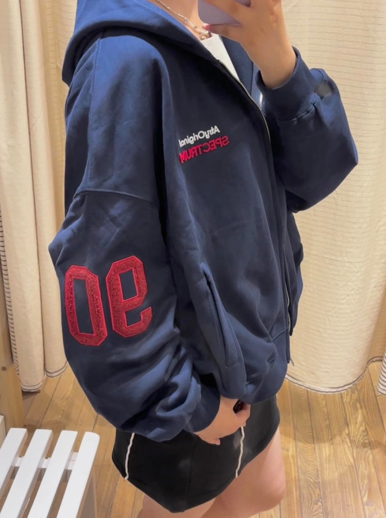 アメリカンストリートネイビーパーカー