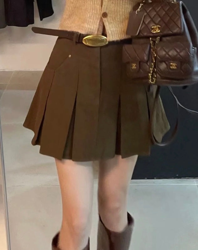 アメリカンウールプリーツスカート