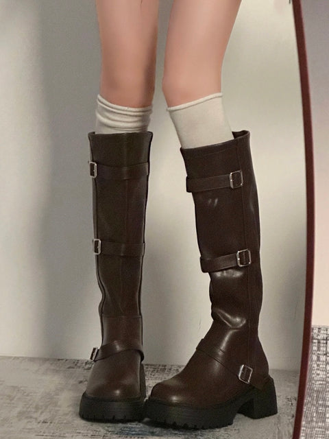 ウエスタンカウボーイレトロベルトブーツ