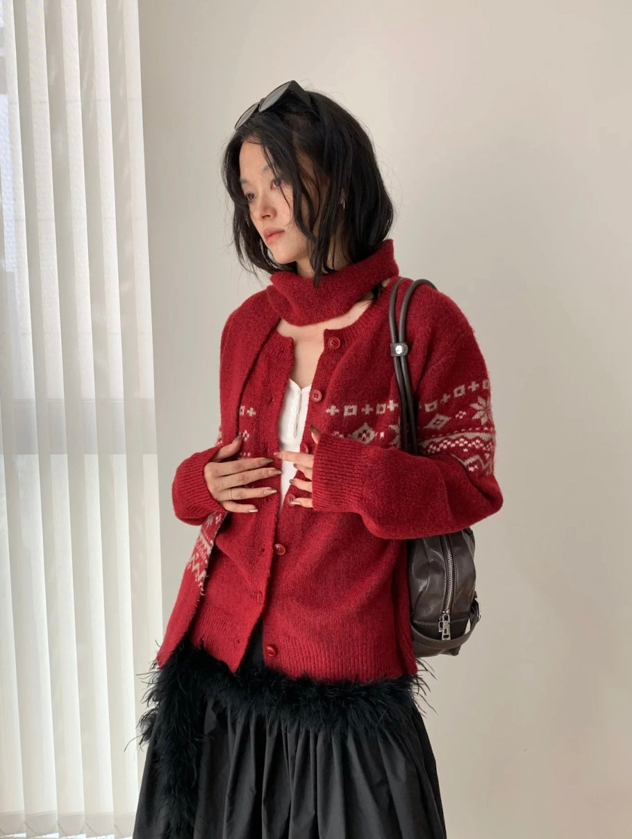 ヴィンテージノルディックカーディガン