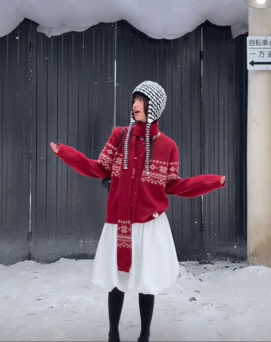 ヴィンテージノルディックカーディガン