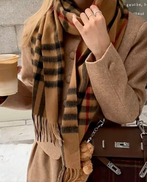 ブリティッシュヴィンテージチェックマフラー