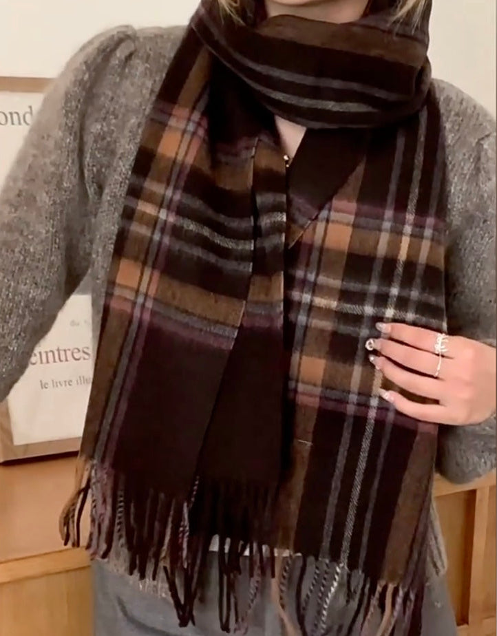 ブリティッシュヴィンテージチェックマフラー