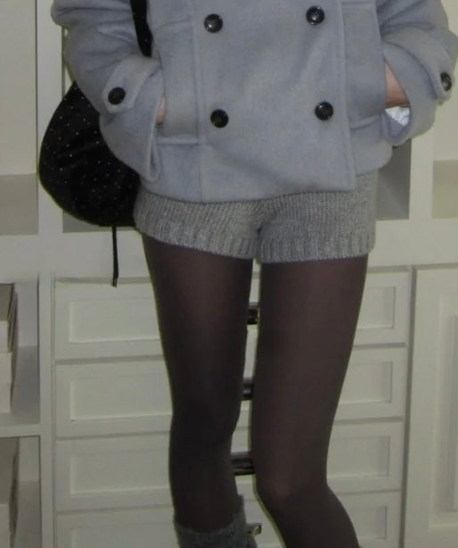 ハイウエストニットボトムパンツ