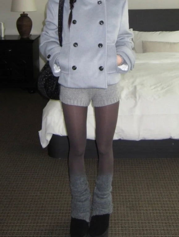 ハイウエストニットボトムパンツ