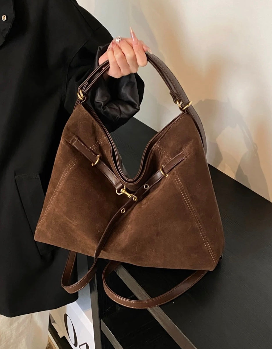 ヴィンテージスエード3wayショルダートートバッグ