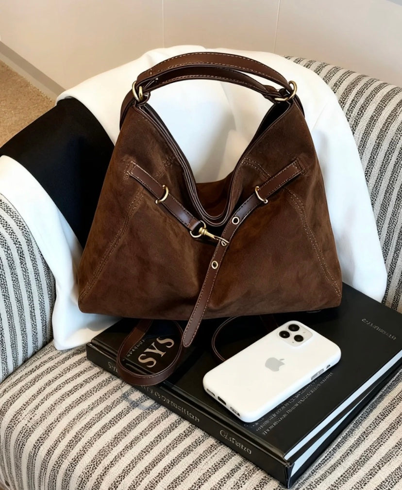 ヴィンテージスエード3wayショルダートートバッグ