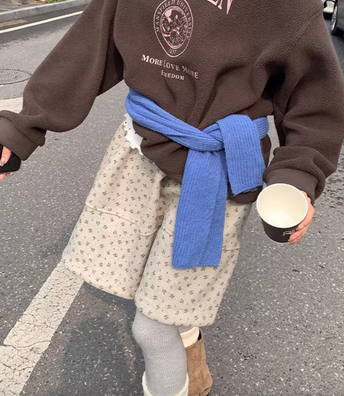 ウールレトロAラインスカート