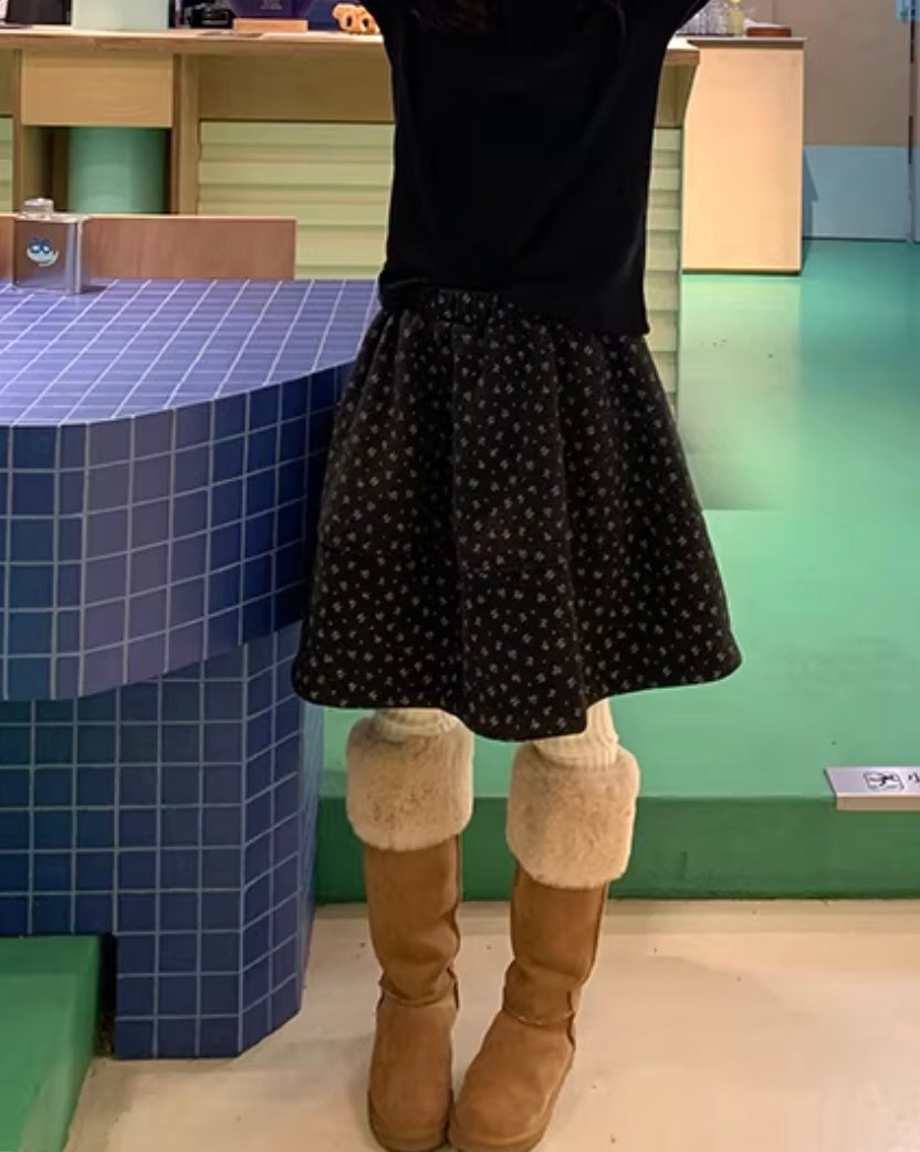 ウールレトロAラインスカート