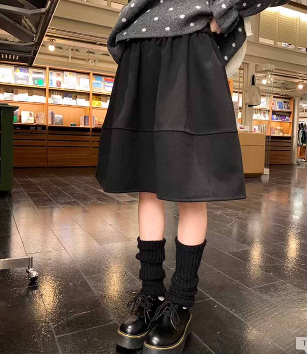 ウールレトロAラインスカート