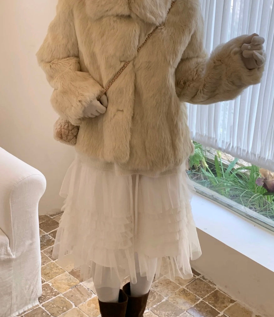 フェミニンチュールティアードスカート