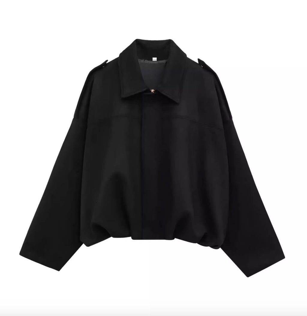 スプリングスエードボンバージャケット