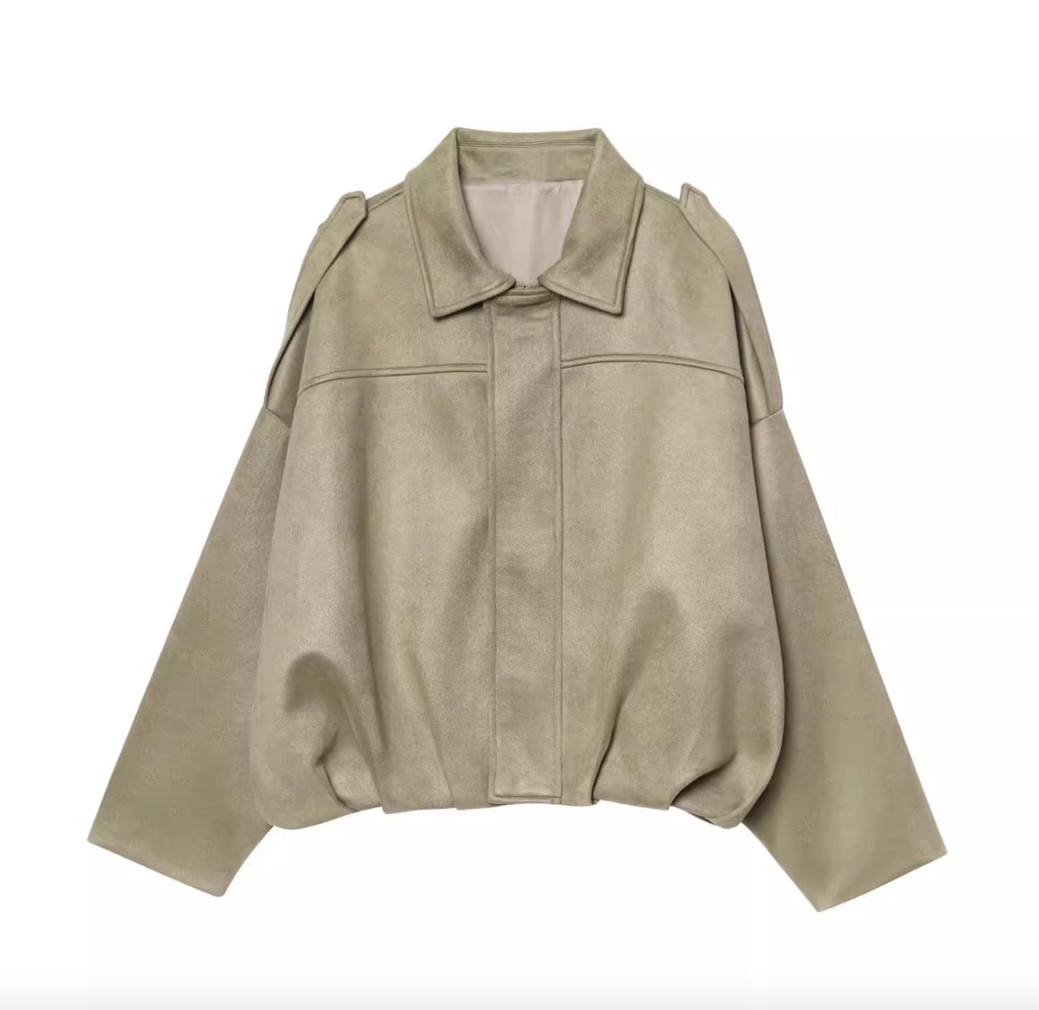 スプリングスエードボンバージャケット