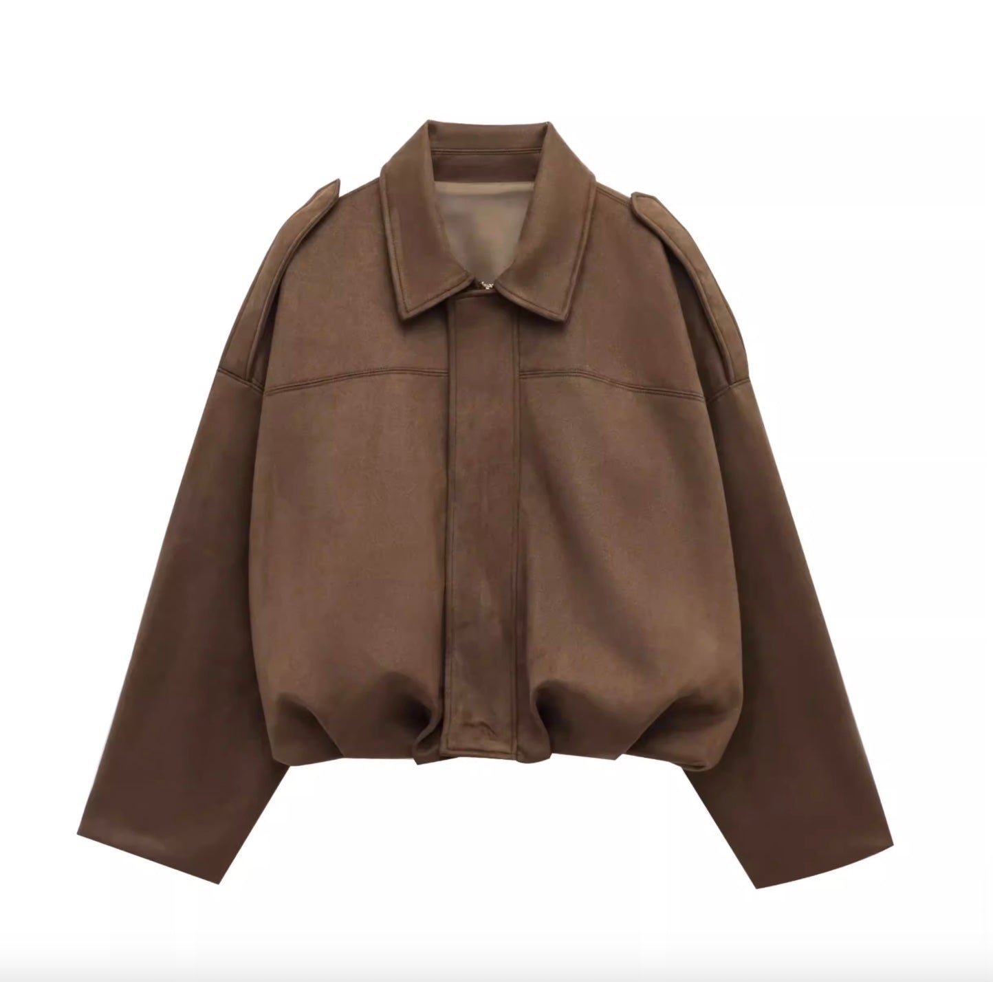 スプリングスエードボンバージャケット