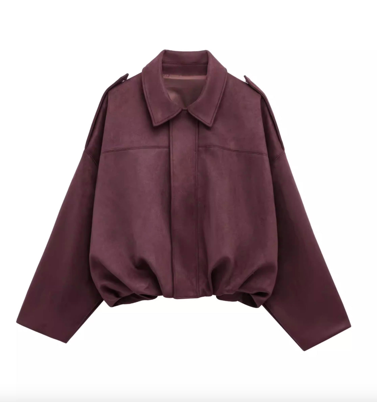 スプリングスエードボンバージャケット