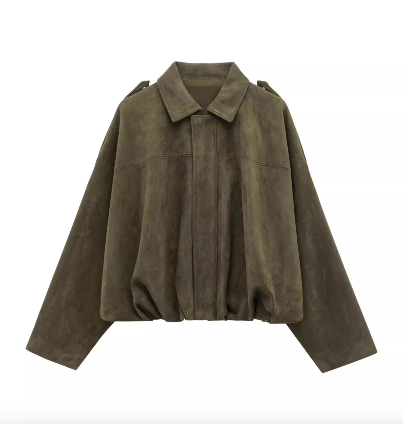 スプリングスエードボンバージャケット