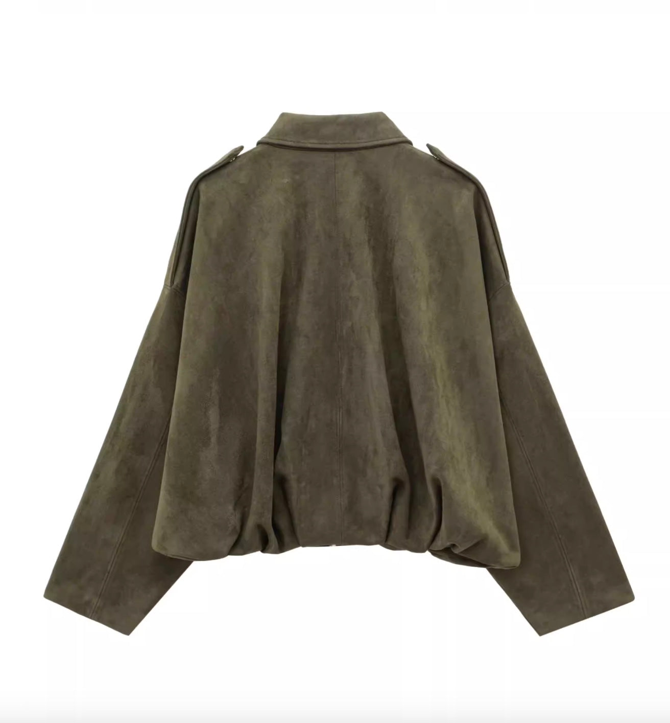 スプリングスエードボンバージャケット