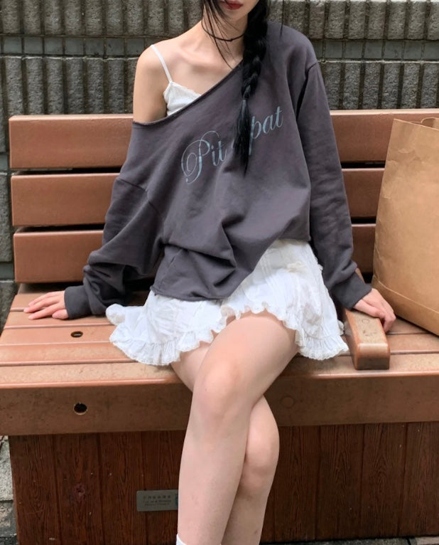 ストリートガールワンショルスウェット