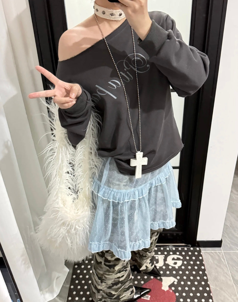 ストリートガールワンショルスウェット