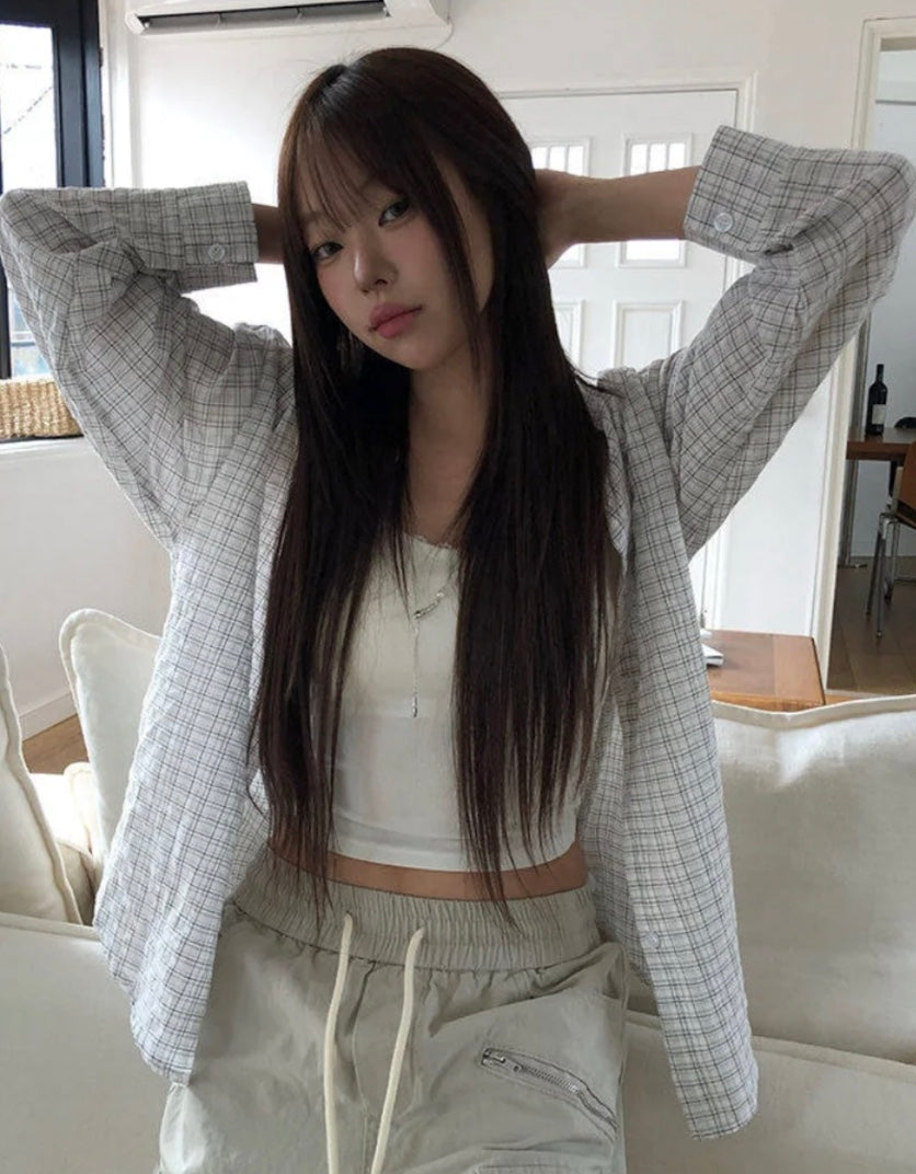 ヴィンテージチェックオーバーシャツ