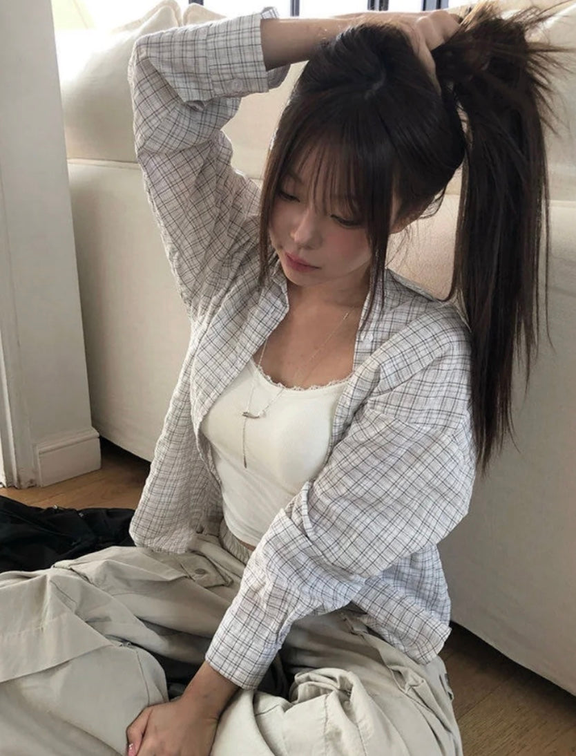 ヴィンテージチェックオーバーシャツ