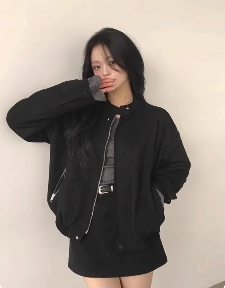 ヴィンテージスエードジッパージャケット