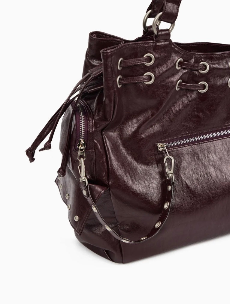 【新色追加】アメリカン大容量クロスボディ トートバッグ