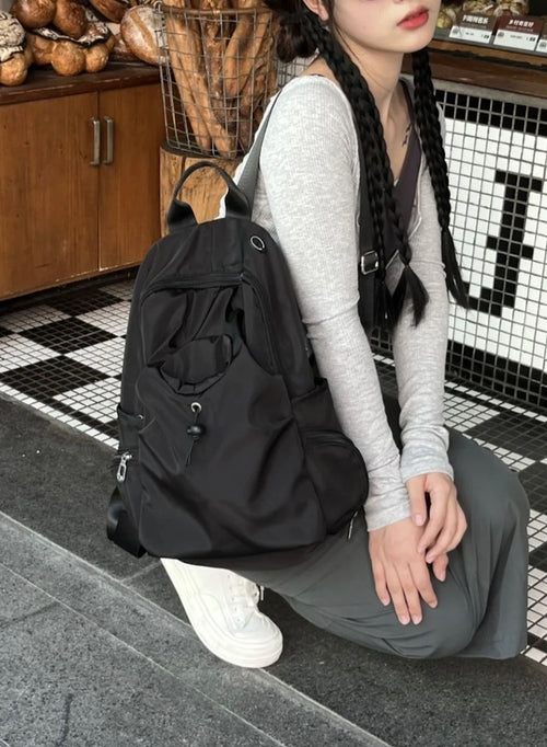 ミニマルナイロンバックパック – Meari cheek