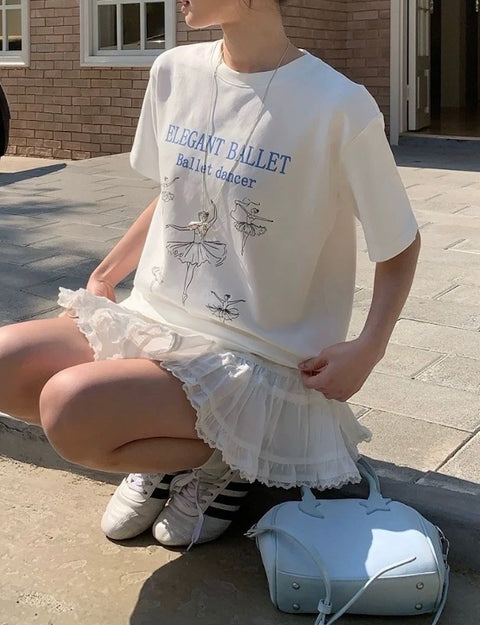 エレガントバレリーナTシャツ