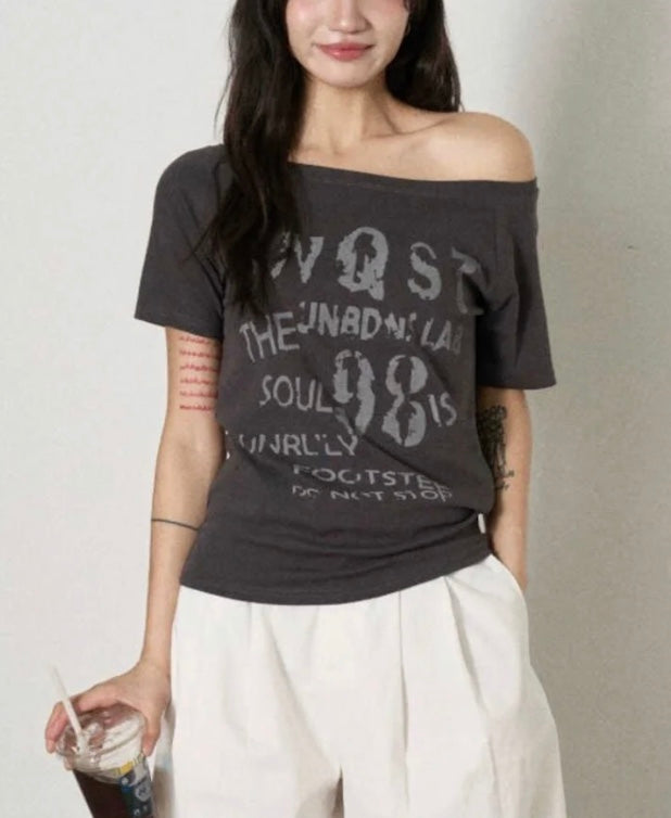 ヴィンテージグランジロゴTシャツ