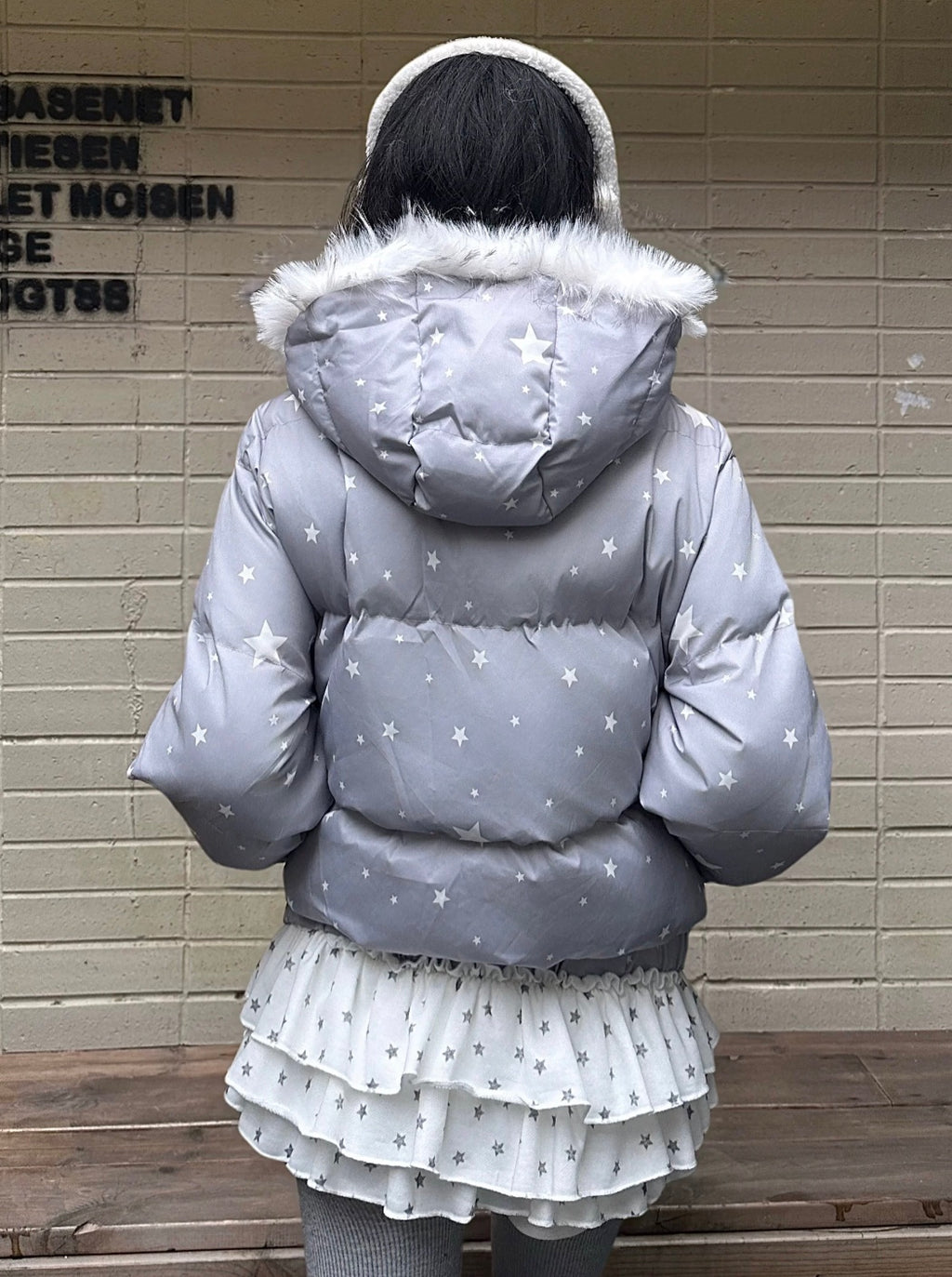 スタープリントパファージャケット