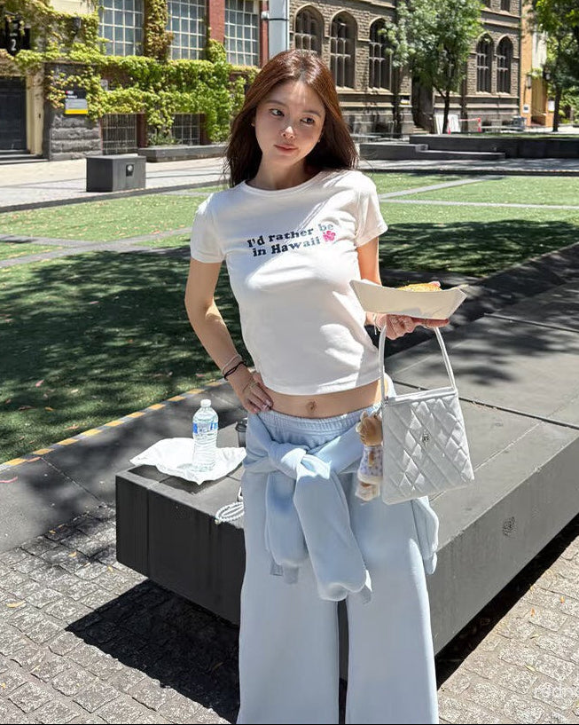 ハワイアンハイビスカスTシャツ