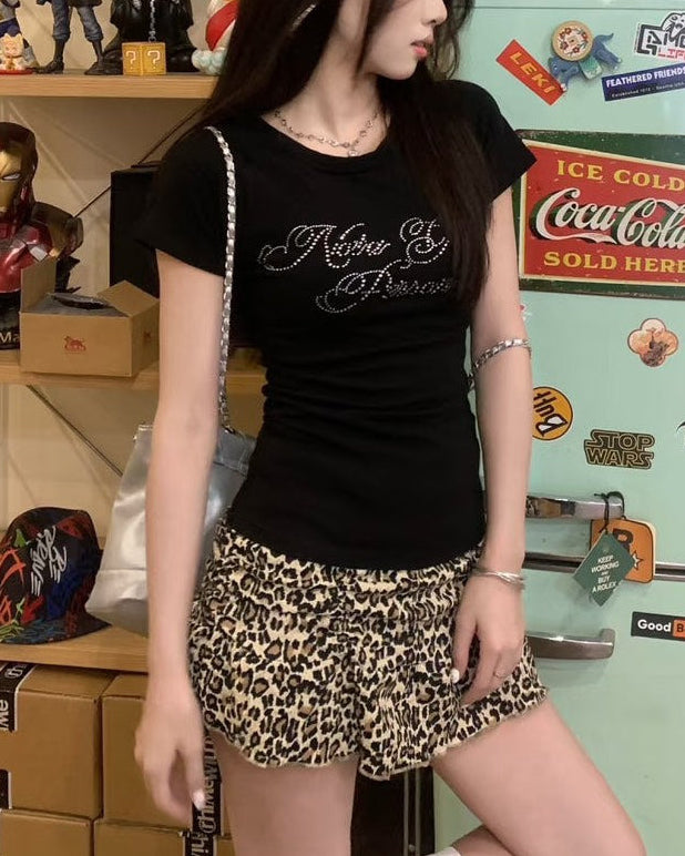 スリムフィットショートスリーブTシャツ