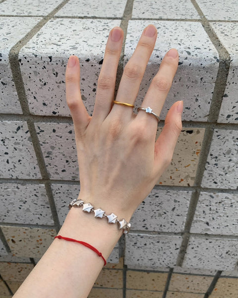 シルバースターブレスレット