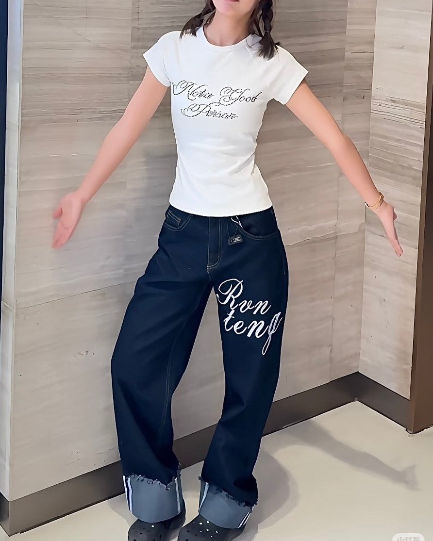 スリムフィットショートスリーブTシャツ