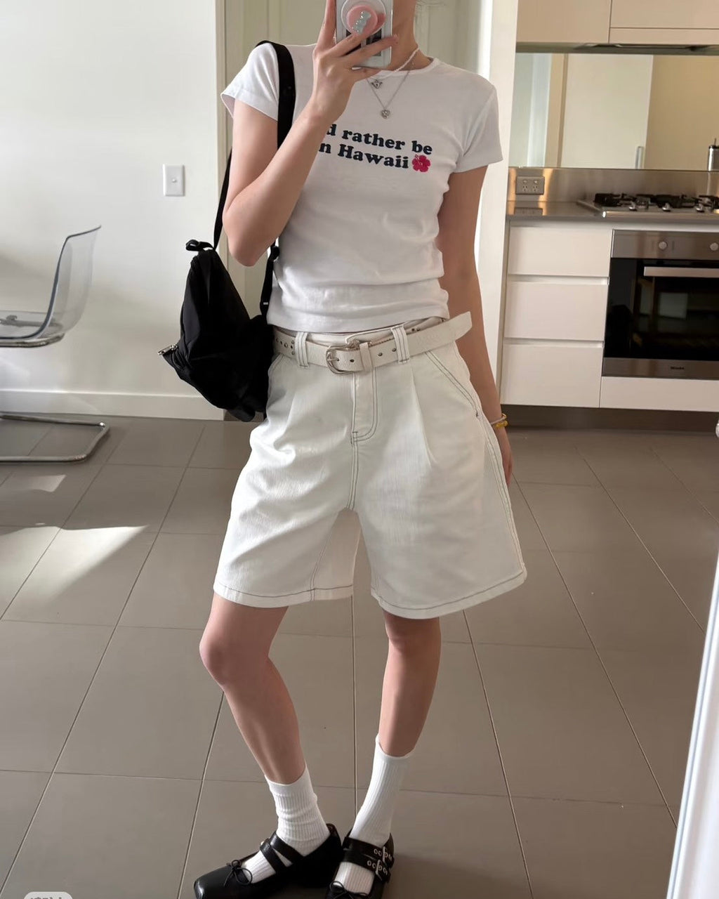 ハワイアンハイビスカスTシャツ