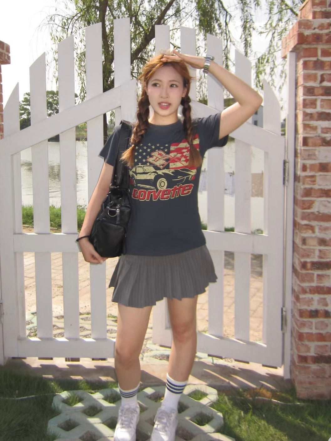 アメリカンヴィンテージクロップドTシャツ