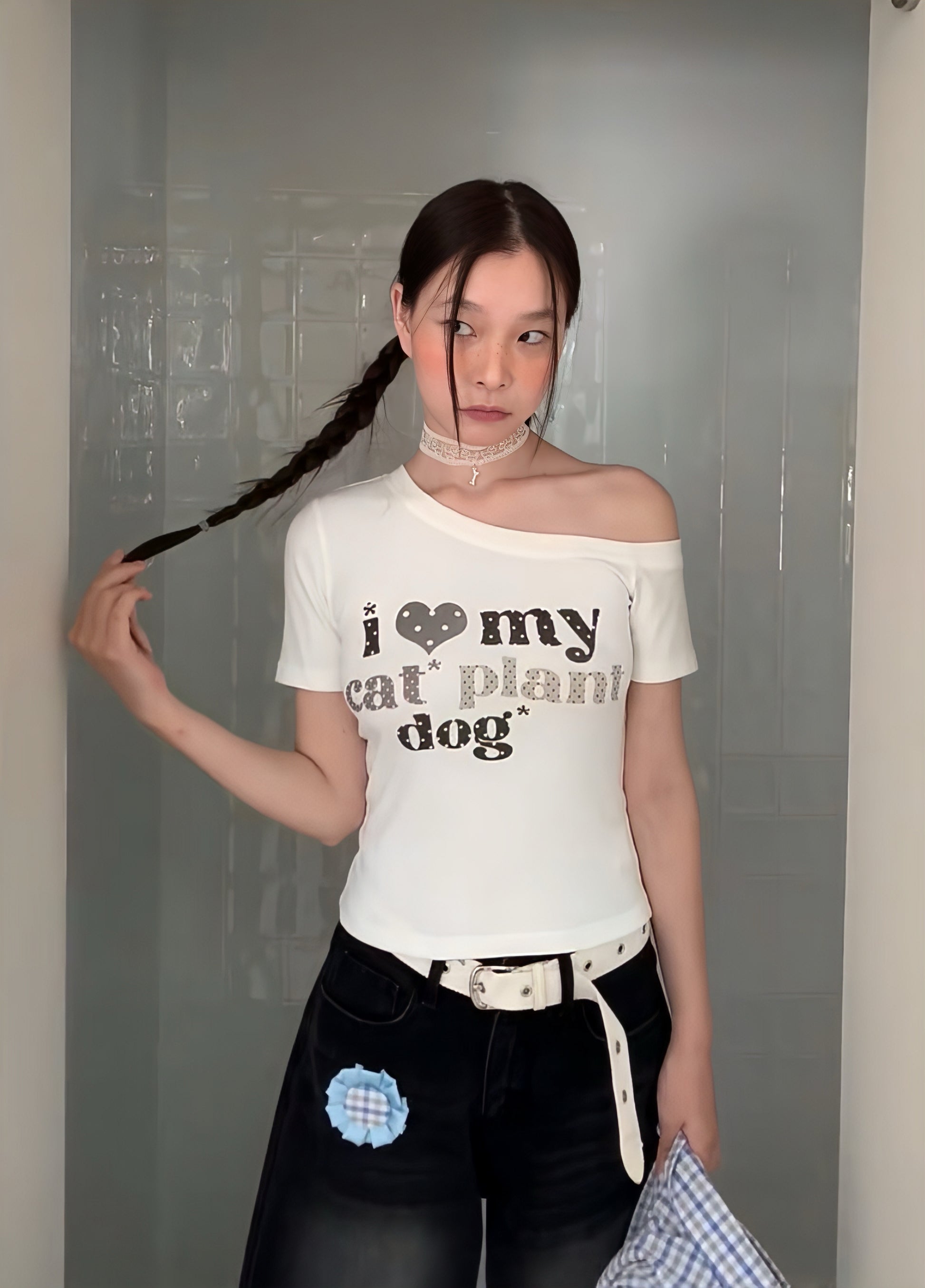 ワンショルオーバーロゴT